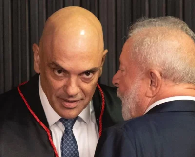 Lula e Moraes. Igo Estrela/Metrópoles