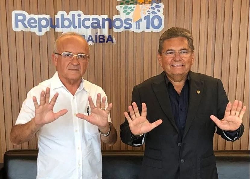 Republicanos definem Branco e Adriano para disputar eleição da ALPB