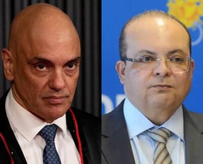 Alexandre de Moraes e Ibaneis Rocha (Fotos: Divulgação/Imagens disponíveis na internet).