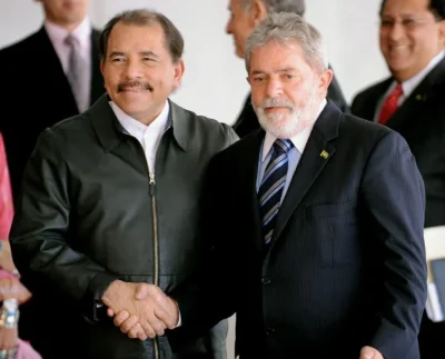 Daniel Ortega e Lula (Foto: Divulgação/Roosewelt Pinheiro/Agência Brasil).