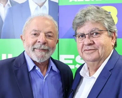 Lula e João Azevêdo (Foto: Divulgação/Ascom).