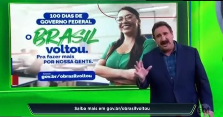 Ratinho faz propaganda para Lula em seu programa: “O Brasil voltou”