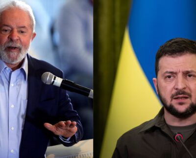 Lula e Zelensky (Foto: Divulgação/Reprodução/Imagens disponíveis na internet).