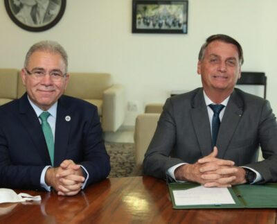 Marcelo Queiroga e Bolsonaro (Foto: Divulgação/Reprodução/Imagem disponível na internet).