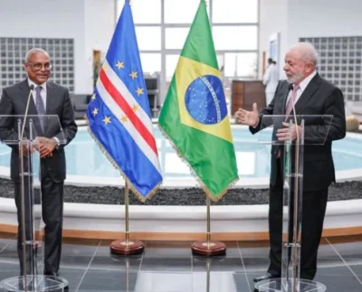 José Maria Neves, predidente de Cabo Verde e Lula, presidente do Brasil (Foto: Divulgação/Reprodução/Imagem disponível na internet).