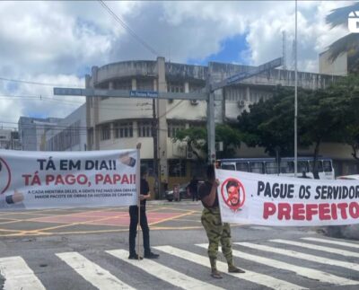 Manifestantes em Campina Grande (Foto: Divulgação/Reprodução/Imagem disponível na internet).