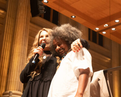 Elba Ramalho e Chico César (Foto: Divulgação/Reprodução/Laura Manfredini).