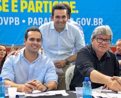 Lucas Ribeiro, Jhony Bezerra e João Azevêdo (Foto: Divulgação/Reprodução/Redes sociais).