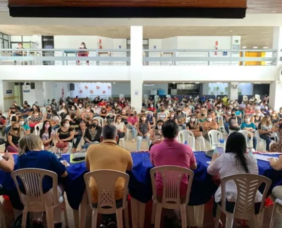 Servidores públicos de Campina Grande (Foto: Divulgação/Reprodução/Sintab).