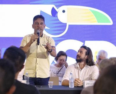 Fábio Ramalho em evento onde assumiu a liderança do PSDB (Foto: Divulgação/Reprodução/Imagem disponível na internet)