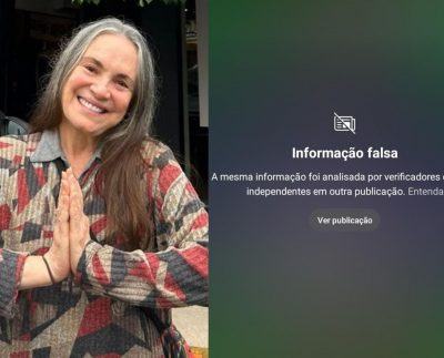 Regina Duarte posta informação falsa (Foto: Reprodução/Captura de tela/Redes Sociais/Regina Duarte).