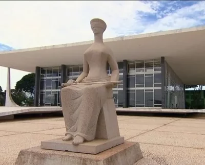 Fachada do Supremo Tribunal Federal (STF), na Praça dos Três Poderes, em Brasília (Foto: Divulgação/Reprodução/TV Globo)