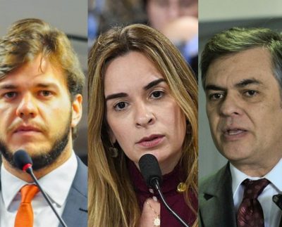 Bruno, Daniella e Cássio (Foto: Divulgação/Reprodução/Autor não identificado/Imagem disponível na internet;/Marcos Oliveira/Agência Senado;/Geraldo Magela/Agência Senado).