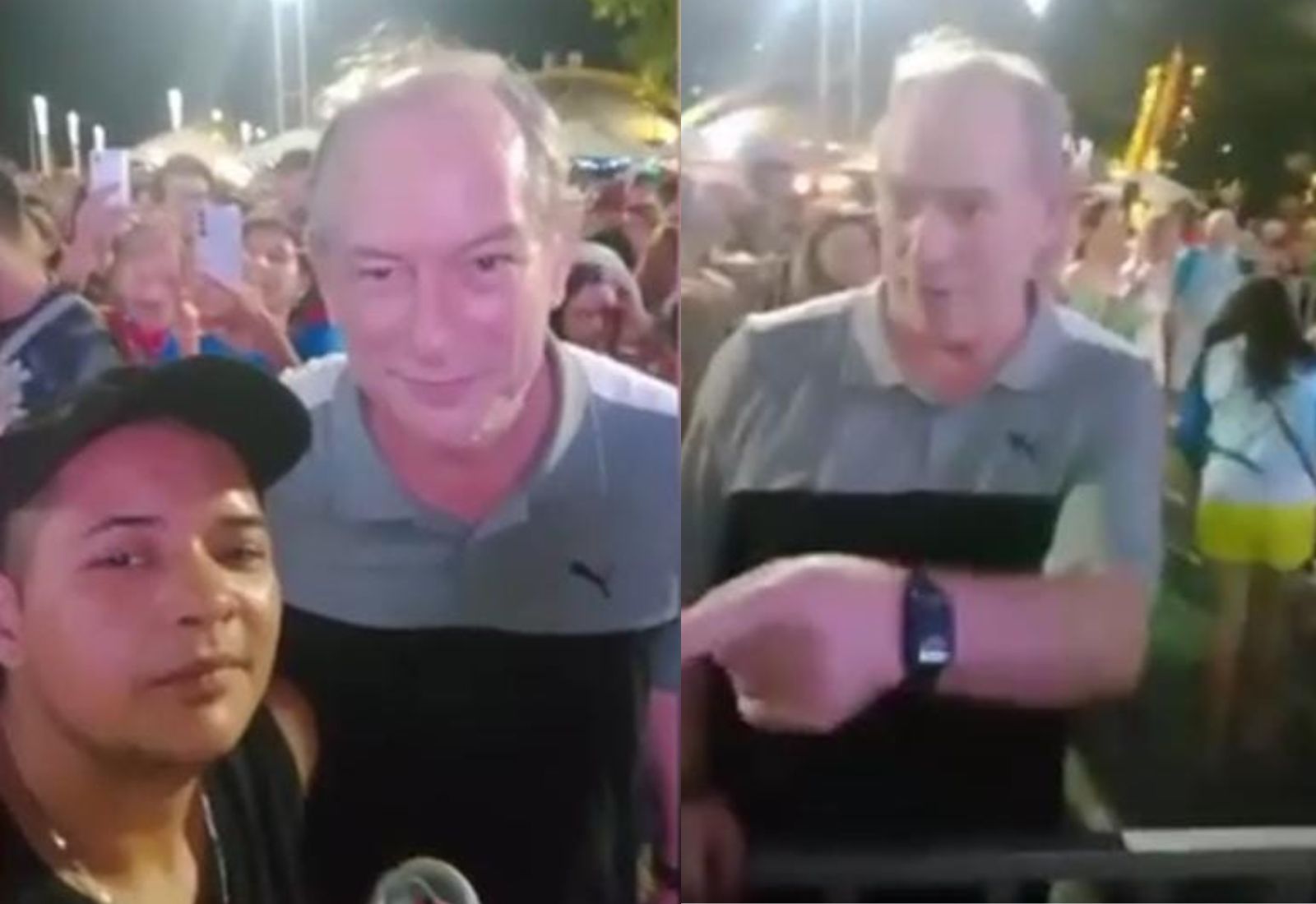 Ciro Gomes agride homem durante evento em Fortaleza; confira o vídeo