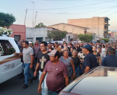 Cortejo fúnebre do vereador André Almeida (Foto: Divulgação/Reprodução/Manuel Duarte).