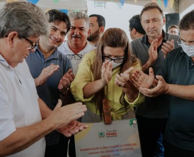 João Azevêdo em Pocinhos (Foto: Divulgação/Reprodução/Prefeitura Municipal de Pocinhos).