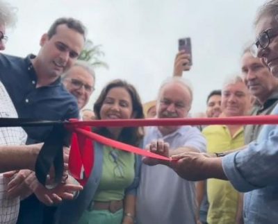 João Azevêdo em inauguração do Ginásio Poliesportivo da APAE em Campina Grande (Foto: Divulgação/Reprodução/Assessoria).