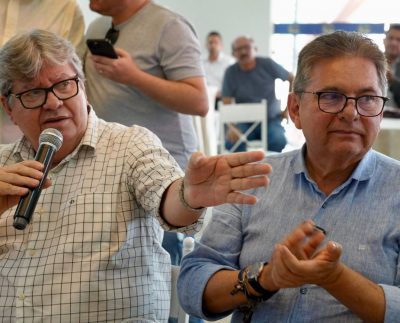 João Azevêdo e Adriano Galdino (Foto: Divulgação/Reprodução/Assessoria).