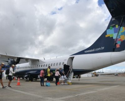 Passageiros embarcando em aeroporto da Paraíba (Foto: Divulgação/Reprodução/Secom PB).