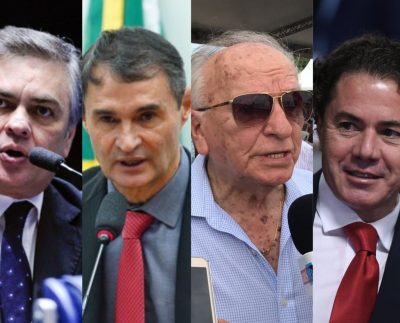 Ex-prefeitos de Campina Grande, Cássio Cunha Lima, Romero Rodrigues, Enivaldo Ribeiro e Veneziano Vital do Rêgo (Fotos: Divulgação/Reprodução/Autores não identificados/Imagens disponíveis na internet).