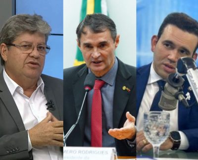 João Azevêdo, Romero Rodrigues e Jhony Bezerra (Foto: Divulgação/Reprodução;/Reprodução/G1;/Najara Araujo/Câmara dos Deputados;/Autor não identificado/Imagem disponível na internet).