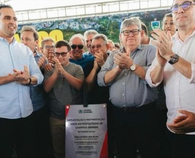 João na inauguração do Arco Metropolitano de Campina Grande (Foto: Divulgação/Reprodução/Autor não identificado/Assessoria).