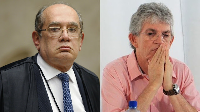 Gilmar Mendes rejeita pedido de trancamento de ação contra Ricardo Coutinho na Operação Calvário