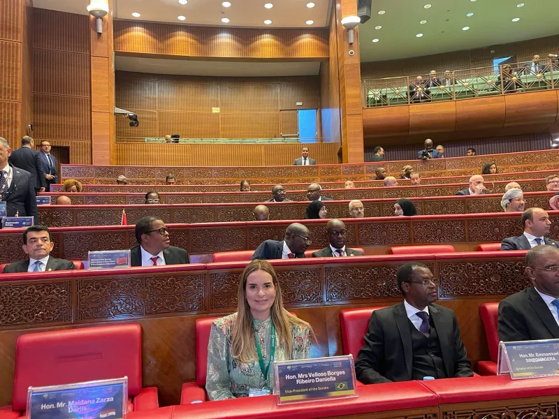 Senadora representa presidente do Senado em missão oficial no Marrocos