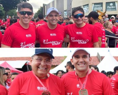 Deputado estadual Tovar, Secretário Jhony Bezerra, Deputado federal Murilo Galdino e Deputado estadual Adriano Galdino