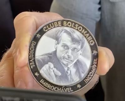 Medalha do Clube Bolsonaro - Reprodução da internet