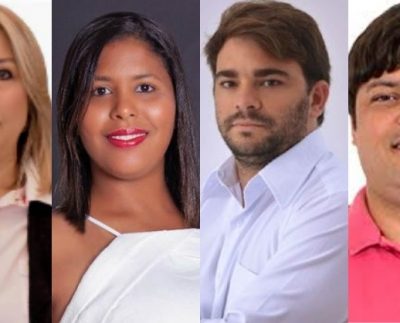 Prefeitas Ana Maria e Talita Lopes e prefeitos Samuel Lacerda e Samuel - Foto Reprodução