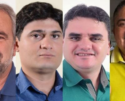 Prefeitos George Farias, Dalyson Neves, Evandro Maia e Pedrinho Caetano