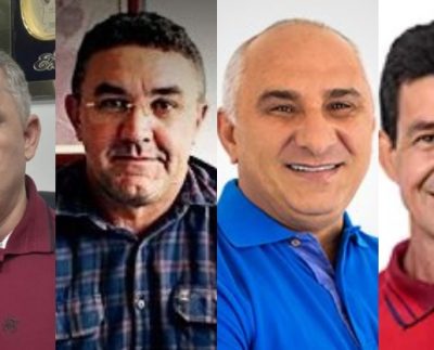 Prefeitos Hermes Mangueira, Nenivaldo Barros, Divaldo Dantas e Mário Bastos