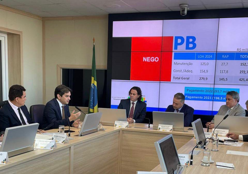 Murilo Galdino confirma garantia de recursos para continuidade das obras da BR-230