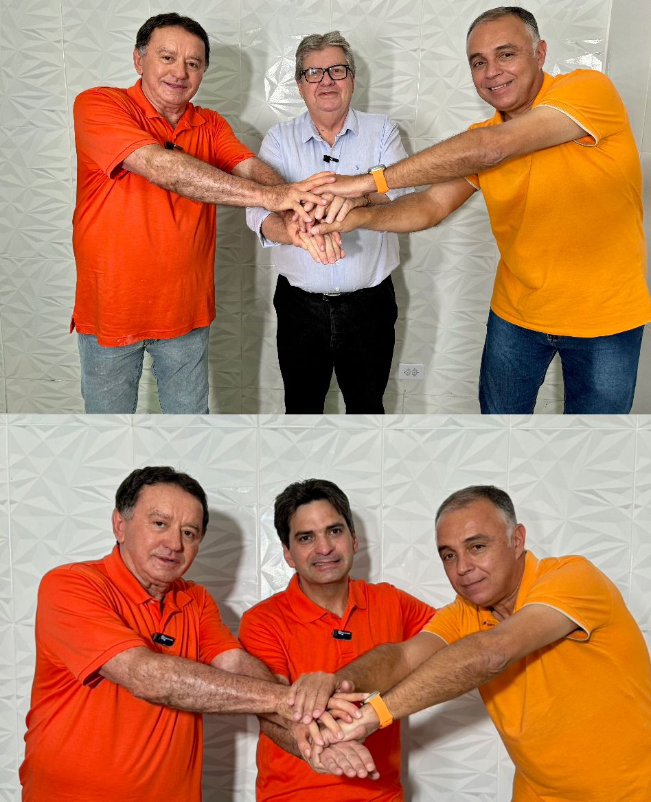 João Azevêdo e Murilo Galdino se reúnem com Dr. Neto e Temizinho para reforçar apoio a candidatura em Sumé